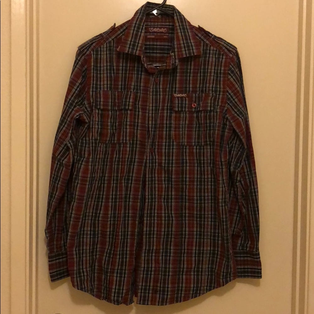 Ecko burgundy long sleeve